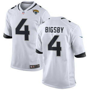 Nike Jacksonville Jaguars #4 Tank Bigsby White Vapor Untouchable Authentic Stitched NFL Jersey