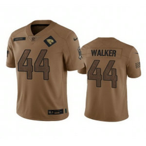 Nike Jacksonville Jaguars #44 Travon Walker 2023 Brown Salute To Service Authentic Stitched NFL Jersey
