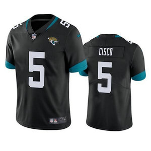 Nike Jacksonville Jaguars #5 Andre Cisco Black Vapor Untouchable Authentic Stitched NFL Jersey