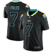 Nike Jacksonville Jaguars #7 Nick Foles Lights Out Black Vapor Untouchable Authentic stitched NFL jersey