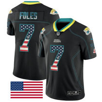 Nike Jacksonville Jaguars #7 Nick Foles USA Flag Vapor Untouchable Authentic stitched NFL jersey