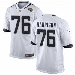 Nike Jacksonville Jaguars #76 Anton Harrison White Vapor Untouchable Authentic Stitched NFL Jersey