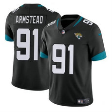 Nike Jacksonville Jaguars #91 Arik Armstead Black Vapor Untouchable Authentic Stitched NFL Jersey