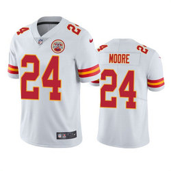 Nike Kansas City Chiefs #24 Skyy Moore White Vapor Untouchable Authentic stitched NFL jersey