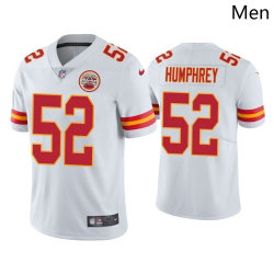 Nike Kansas City Chiefs #52 Creed Humphrey White Vapor Untouchable Authentic stitched NFL jersey