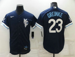 Nike Kansas City Royals #23 Zack Greinke 2022 City Game Authentic stitched MLB jersey