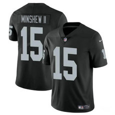 Nike Las Vegas Raiders #15 Gardner Minshew II Black Vapor Untouchable Authentic Stitched NFL Jersey