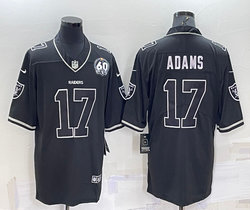 Nike Las Vegas Raiders #17 Davante Adams Black 60 Lights Out Black Vapor Untouchable Authentic Stitched NFL jersey