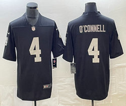 Nike Las Vegas Raiders #4 Aidan O'Connell Black Vapor Untouchable Authentic Stitched NFL Jersey