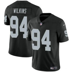 Nike Las Vegas Raiders #94 Christian Wilkins Black Vapor Untouchable Authentic Stitched NFL Jersey