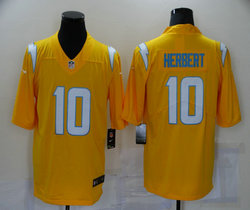 Nike Los Angeles Chargers #10 Justin Herbert Inverted Legend Authentic Stitched NFL Jersey