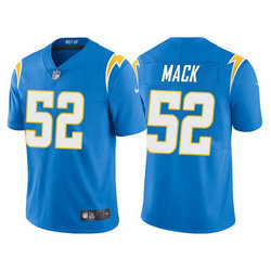 Nike Los Angeles Chargers #52 Khalil Mack Blue Vapor Untouchable Authentic Stitched NFL Jersey