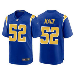 Nike Los Angeles Chargers #52 Khalil Mack Royal Blue Vapor Untouchable Authentic Stitched NFL Jersey