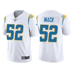Nike Los Angeles Chargers #52 Khalil Mack White Vapor Untouchable Authentic Stitched NFL Jersey