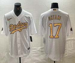 Nike Los Angeles Dodgers #17 Shohei Ohtani 2022 All-Star White Game Stitched Baseball Jersey