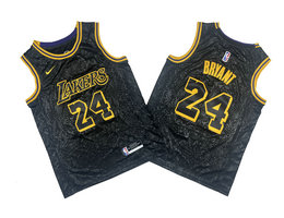 Nike Los Angeles Lakers #24 Kobe Bryant Black Snake City Authentic Stitched NBA jerseys
