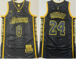 Nike Los Angeles Lakers #8 Kobe Bryant #24 Snake Authentic Stitched NBA jerseys