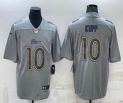 Nike Los Angeles Rams #10 Cooper Kupp Grey Atmosphere Fashion Authentic Stitched NFL Jersey