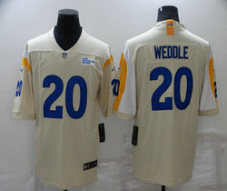Nike Los Angeles Rams #20 Wedle jersey Cream Vapor Untouchable Limited Authentic Stitched NFL Jerseys