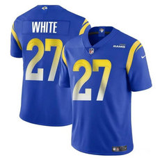 Nike Los Angeles Rams #27 Tre'Davious Blue Vapor Untouchable Authentic Stitched NFL Jersey