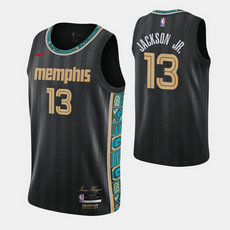Nike Memphis Grizzlies #13 Jaren Jackson Jr. 2020-21 City With Advertising Authentic Stitched NBA jersey