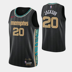 Nike Memphis Grizzlies #20 Josh Jackson 2020-21 City With Advertising Authentic Stitched NBA jersey