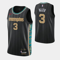 Nike Memphis Grizzlies #3 Grayson Allen 2020-21 City With Advertising Authentic Stitched NBA jersey