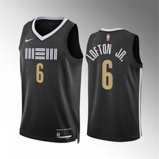 Nike Memphis Grizzlies #6 Kenneth Lofton 2024 Black City Stitched NBA Jersey