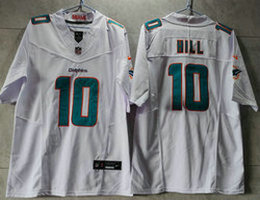 Nike Miami Dolphins #10 Tyreek Hill White 2023 F.U.S.E Authentic Stitched NFL Jersey