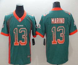 Nike Miami Dolphins #13 Dan Marino Green Drift Fashion Vapor Untouchable Authentic stitched NFL jersey