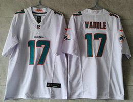 Nike Miami Dolphins #17 Jaylen Waddle White 2023 F.U.S.E Authentic Stitched NFL Jersey