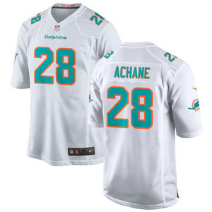 Nike Miami Dolphins #28 De'Von Achane White Vapor Untouchable Authentic Stitched NFL Jersey