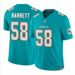 Nike Miami Dolphins #58 Shaquil Barrett 2023 F.U.S.E Stitched Football Jersey