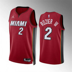 Nike Miami Heat #2 Terry Rozier III Red Stitched NBA Jersey