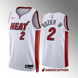 Nike Miami Heat #2 Terry Rozier III White Stitched NBA Jersey