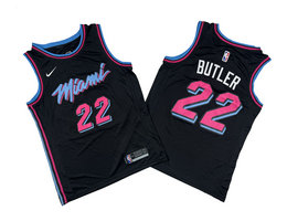 Nike Miami Heat #22 Jimmy Butler Black 2021 City Authentic Stitched NBA jerseys