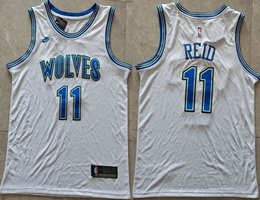 Nike Minnesota Timberwolves #11 Naz Reid White Authentic Stitched NBA Jersey
