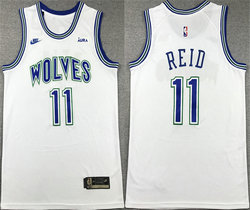 Nike Minnesota Timberwolves #11 Naz Reid White classic Authentic Stitched NBA jersey