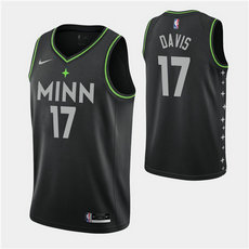 Nike Minnesota Timberwolves #17 Ed Davis 2020-21 City With Advertising Authentic Stitched NBA jersey