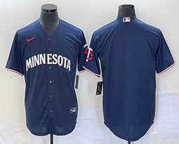 Nike Minnesota Twins Blank Navy Joint baseball jersey