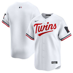 Nike Minnesota Twins Blank White 2024 Home Game Authentic Stitched MLB Jersey