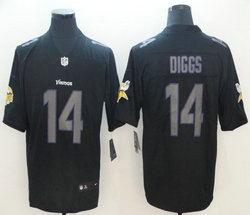 Nike Minnesota Vikings #14 Stefon Diggs Black Impact Limited Vapor Untouchable Authentic Stitched NFL jersey