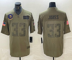 Nike Minnesota Vikings #33 Chris Jones 2019 salute to service Authentic Stitched NFL Jersey