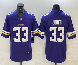 Nike Minnesota Vikings #33 Chris Jones Purple Vapor Untouchable Authentic Stitched NFL Jersey