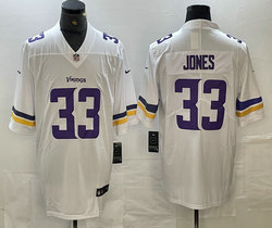 Nike Minnesota Vikings #33 Chris Jones White Vapor Untouchable Authentic Stitched NFL Jersey