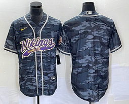 Nike Minnesota Vikings Blank Camo Joint adults Authentic Stitched baseball jersey