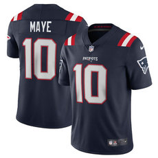 Nike New England Patriots #10 Drake Maye Navy Vapor Untouchable Authentic Stitched NFL Jersey
