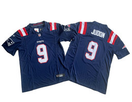 Nike New England Patriots #9 Matthew Judon Blue 2023 F.U.S.E. Authentic Stitched NFL Jersey