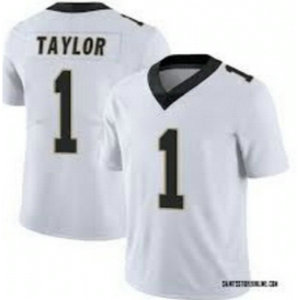 Nike New Orleans Saints #1 Alontae Taylor White Vapor Untouchable Authentic Stitched NFL Jersey