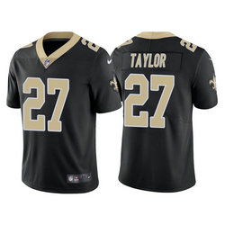 Nike New Orleans Saints #27 Alontae Taylor Black Vapor Untouchable Authentic stitched NFL jersey